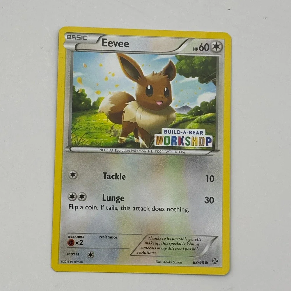 Eevee 063/098 Promo Build A Bear Workshop Pokemon Lightly Played